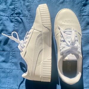 PUMA Carina 2.0 White Sneakers